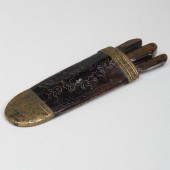 CONTINENTAL BRASS-MOUNTED EMBO