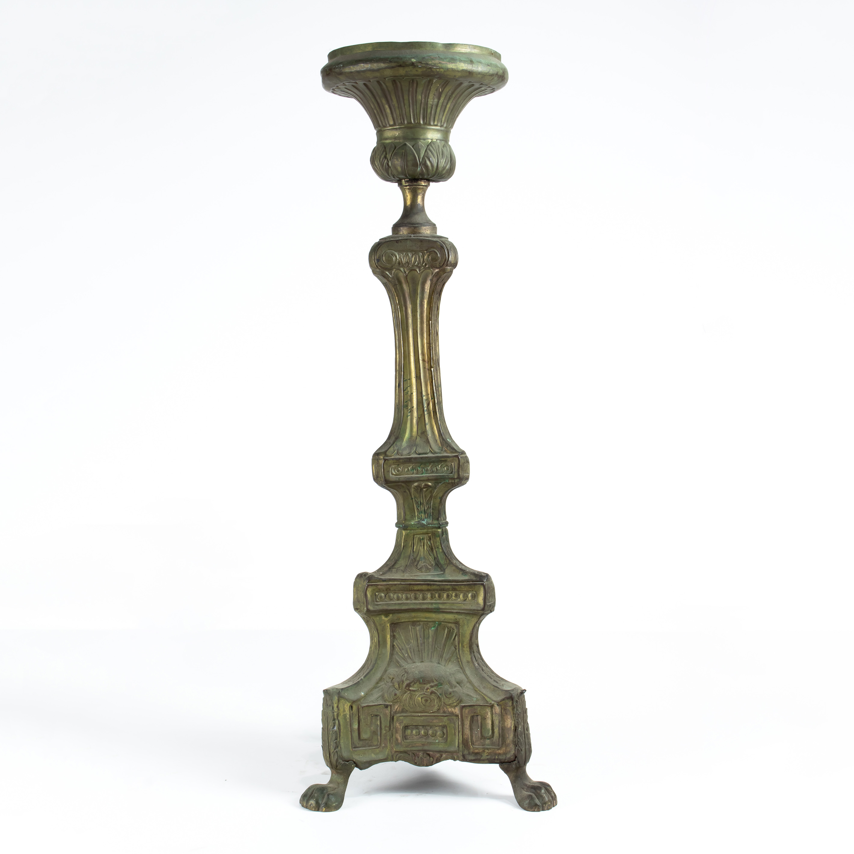 CONTINENTAL BRASS REPOUSSE ALTAR