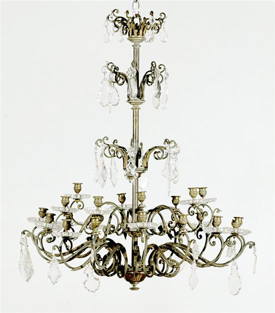 Continental bronze and crystal