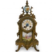 CONTINENTAL BRONZE AND PORCELA