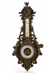 Continental bronze cased barom