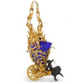 CONTINENTAL BRONZE FIGURAL CEN