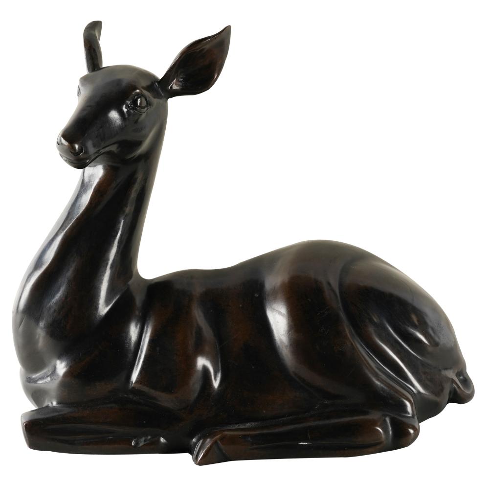 CONTINENTAL BRONZE FIGURE OF A