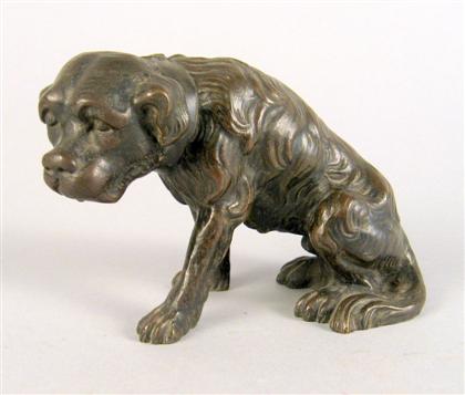 Continental bronze figure of a