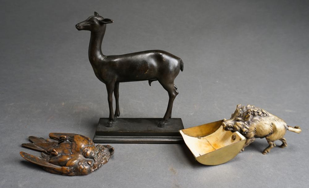CONTINENTAL BRONZE FIGURE OF