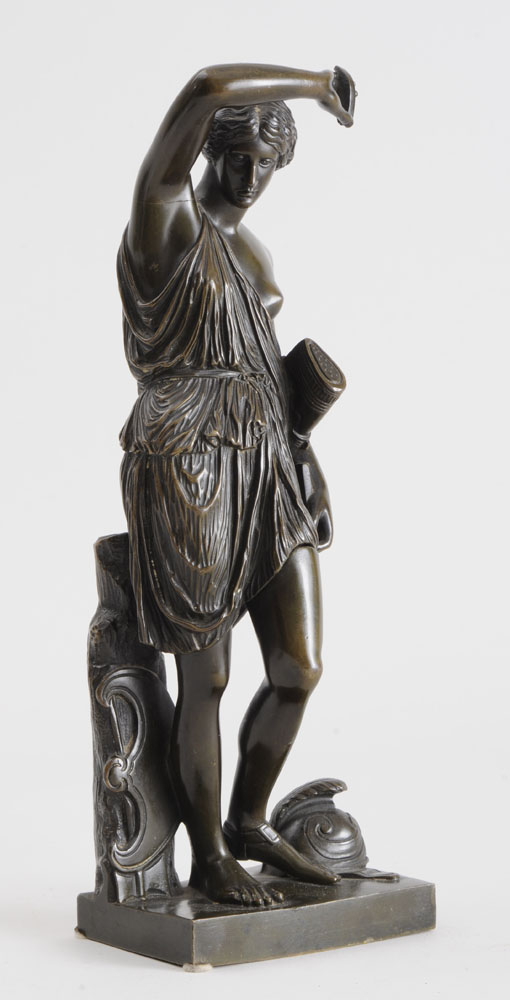 CONTINENTAL BRONZE FIGURE OF
