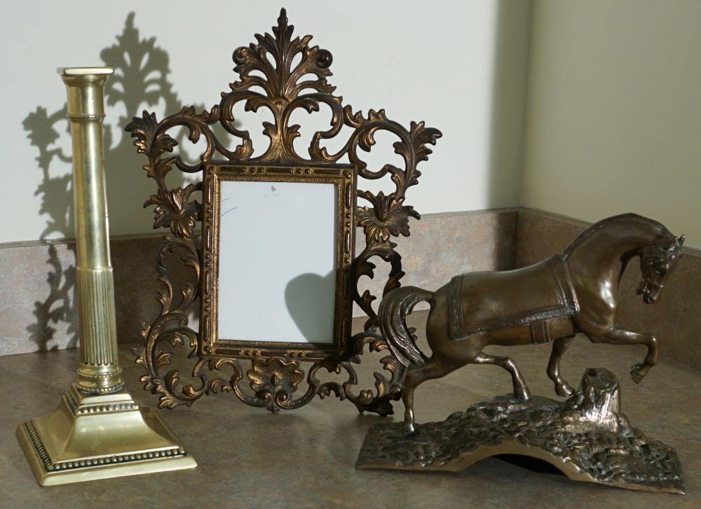 CONTINENTAL BRONZE FIGURE OF