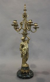 CONTINENTAL BRONZE FIVE-LIGHT