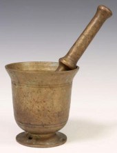 CONTINENTAL BRONZE MORTAR & PE