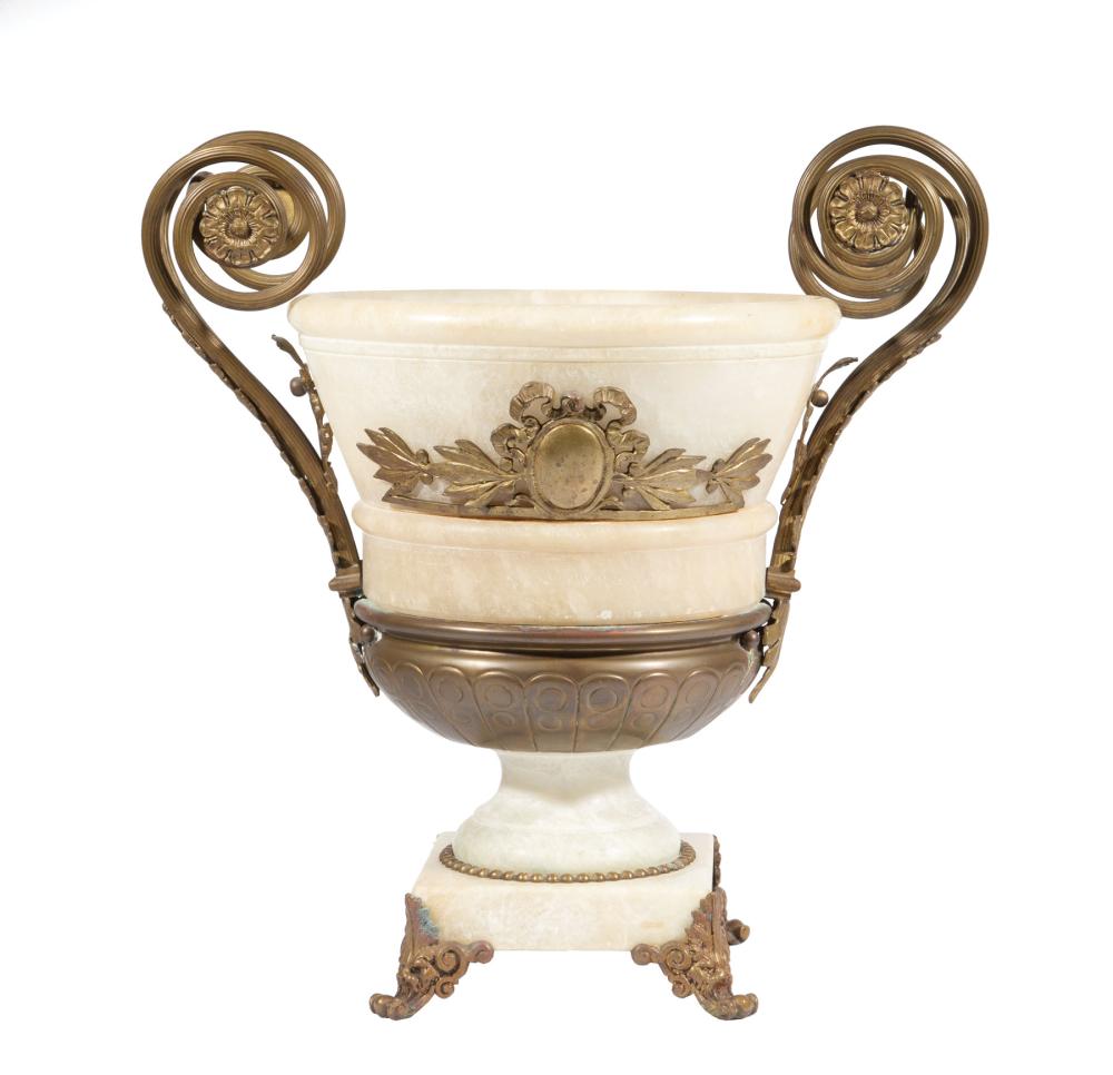 CONTINENTAL BRONZE-MOUNTED ONYX