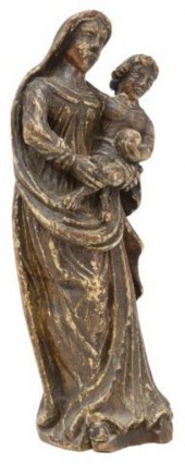 CONTINENTAL CARVED ALTAR FIGUR