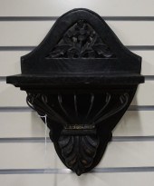 CONTINENTAL CARVED AND EBONIZE