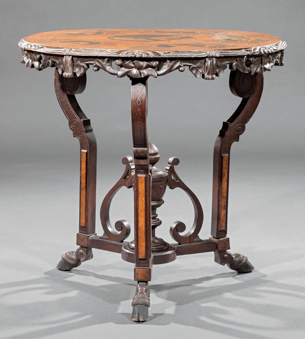 CONTINENTAL CARVED AND INLAID