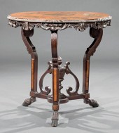 CONTINENTAL CARVED AND INLAID