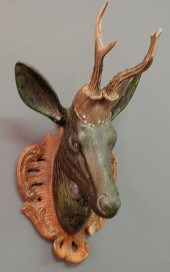 Continental carved and paint d