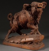 Continental carved figure of a