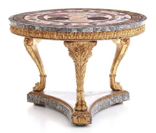 Continental carved giltwood
