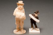 Continental carved ivory figur