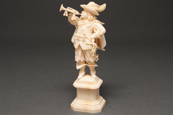 Continental carved ivory figure