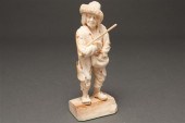 Continental carved ivory of a