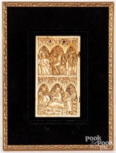 CONTINENTAL CARVED IVORY RELIG