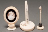 Continental carved ivory therm