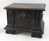 CONTINENTAL CARVED MAHOGANY BO