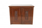 CONTINENTAL CARVED MAHOGANY CA