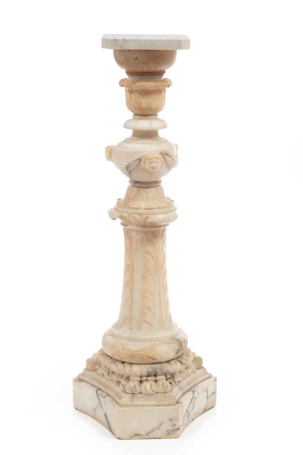 CONTINENTAL CARVED MARBLE AND