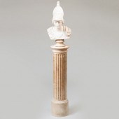 CONTINENTAL CARVED MARBLE BUST