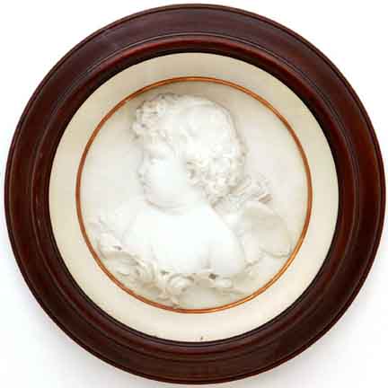 Continental carved marble profile