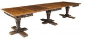 CONTINENTAL CARVED OAK 3-PART