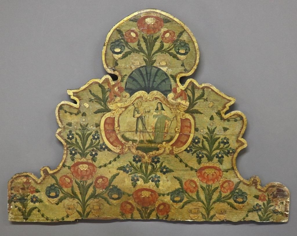 Continental carved panel,