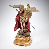 CONTINENTAL CARVED, POLYCHROME