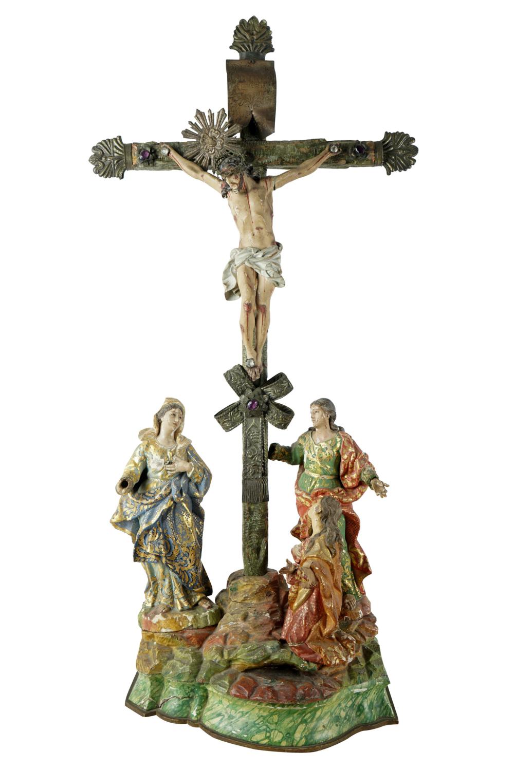 CONTINENTAL CARVED & POLYCHROMED