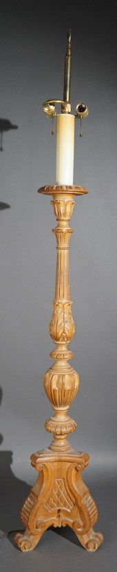 CONTINENTAL CARVED TALL WOOD P