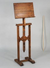 CONTINENTAL CARVED WALNUT LECT