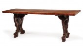 CONTINENTAL CARVED WALNUT REFE