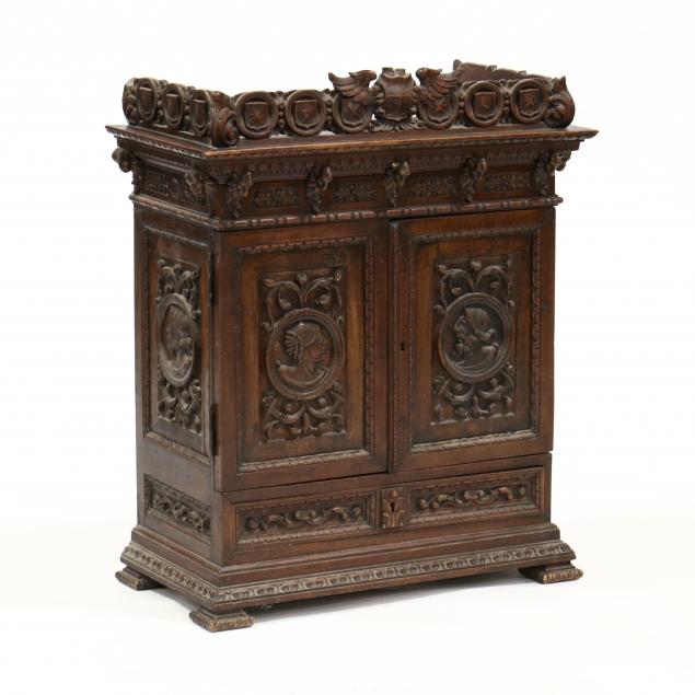 CONTINENTAL CARVED WALNUT
