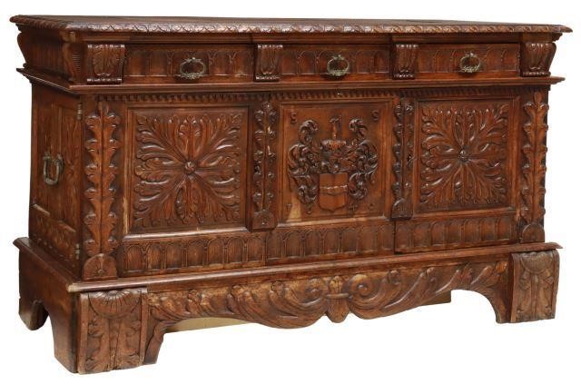 CONTINENTAL CARVED WALNUT