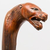 CONTINENTAL CARVED WOOD BEAST