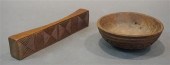 CONTINENTAL CARVED WOOD BOWL W