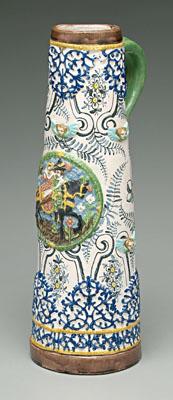 Continental ceramic ewer, Delft