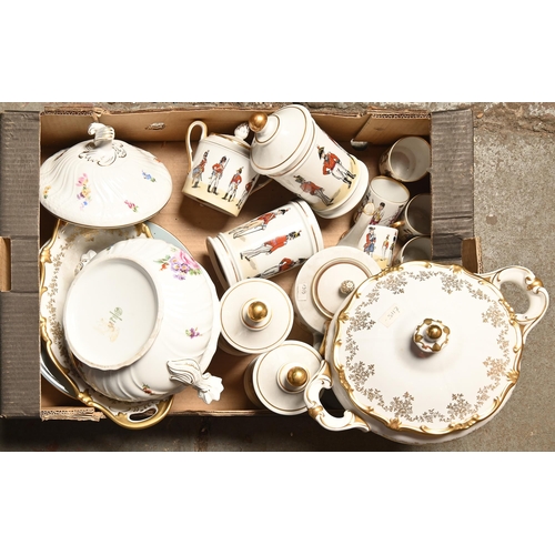 Continental ceramics, including two
