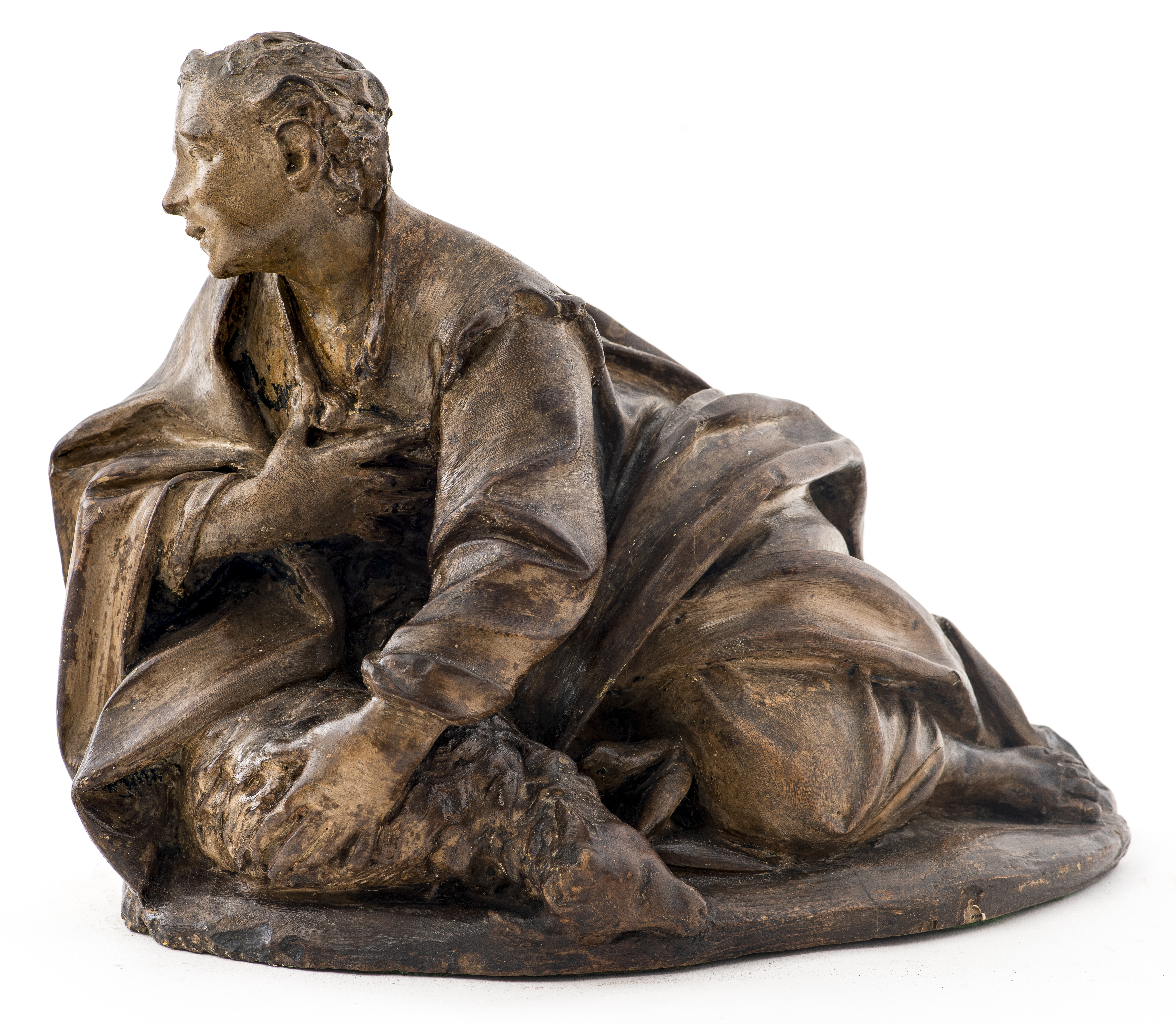CONTINENTAL CLAY SCULPTURE JOHN THE