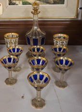 CONTINENTAL COBALT AND GILT DE