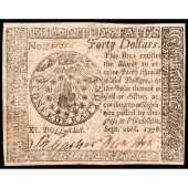 CONTINENTAL CONGRESS CURRENCY,