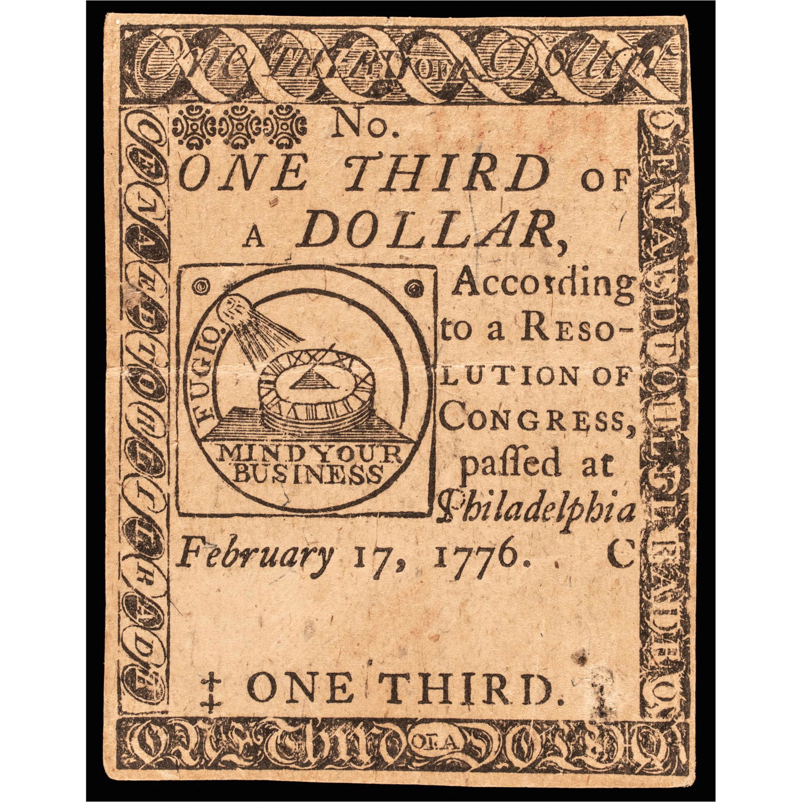 CONTINENTAL CONGRESS, FEB. 17, 1776