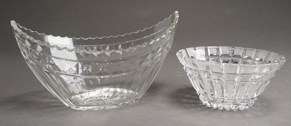 CONTINENTAL CRYSTAL BOWL AND AN