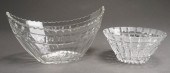 CONTINENTAL CRYSTAL BOWL AND A